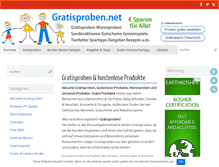 Tablet Screenshot of gratisproben.net