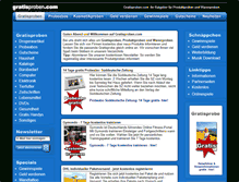 Tablet Screenshot of gratisproben.com